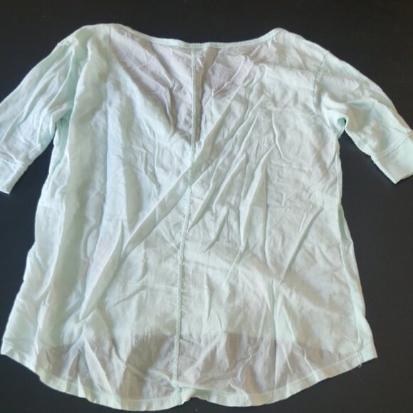 Abercrombie & Fitch Light Green Blouse - Picture 8 of 8